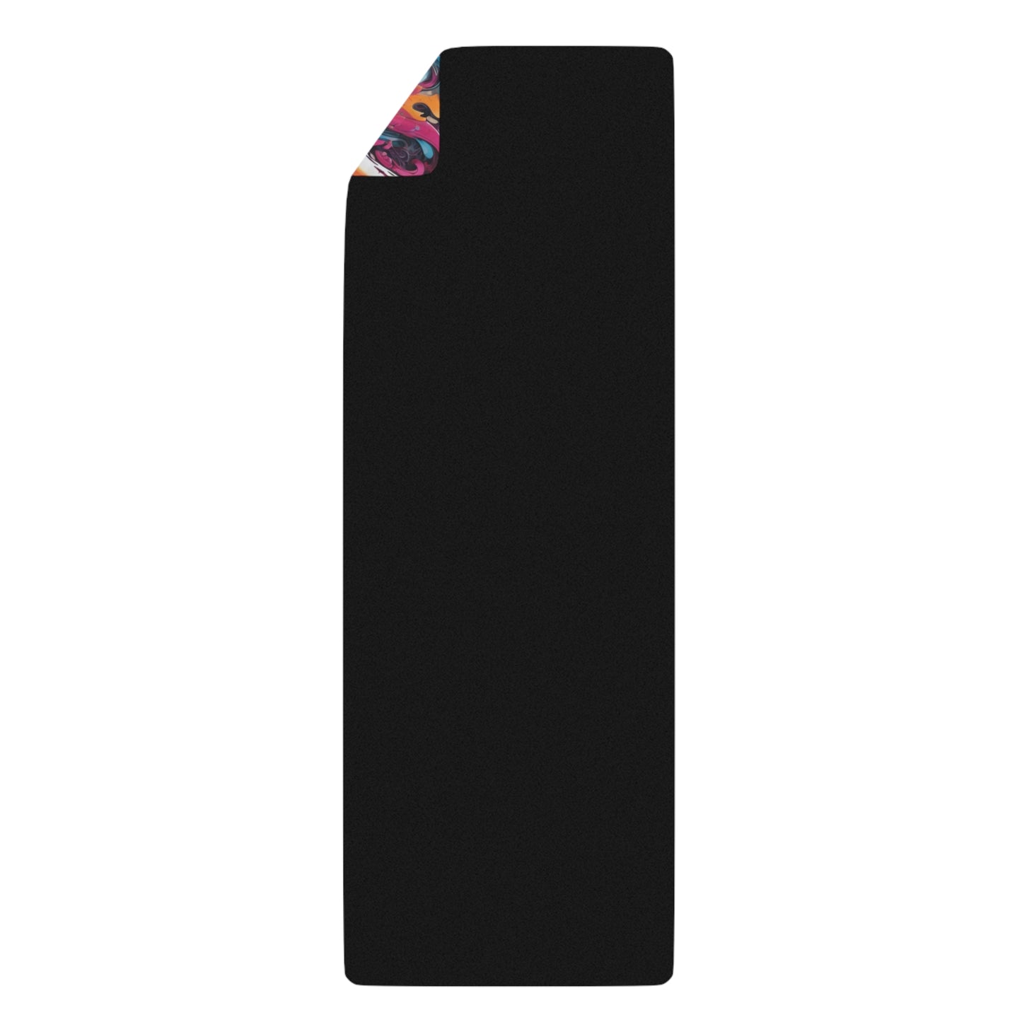 Vibrant Rubber Yoga Mat - Colorful Exercise Mat for Yoga Enthusiasts, Fitness Lovers, Home Gym, Gift for Yoga Practitioners, Meditation Mat